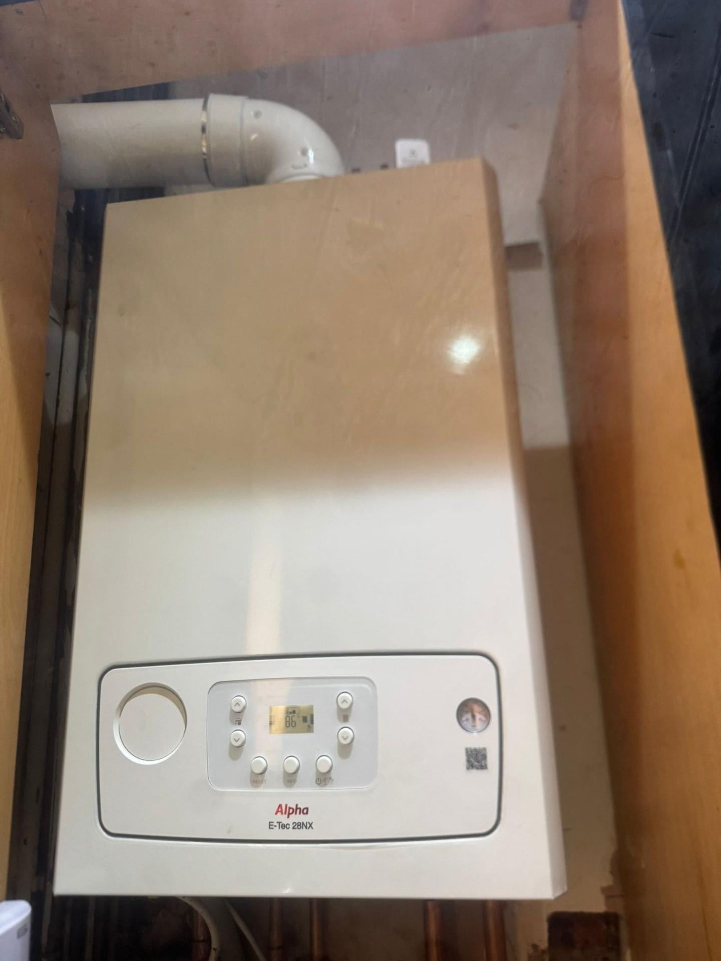 Alpha E-Tec boiler wall-mounted installation