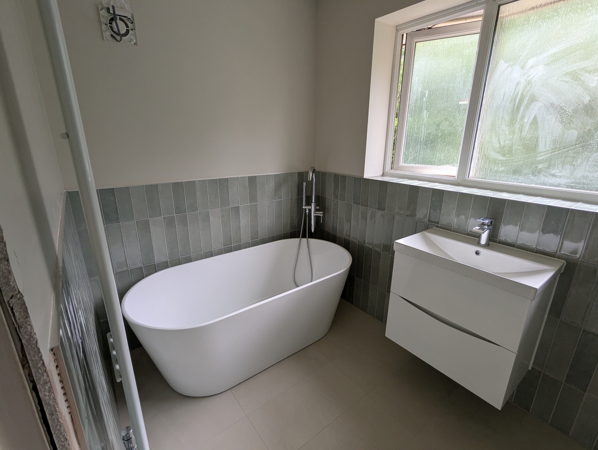 Modern bathroom with contemporary design