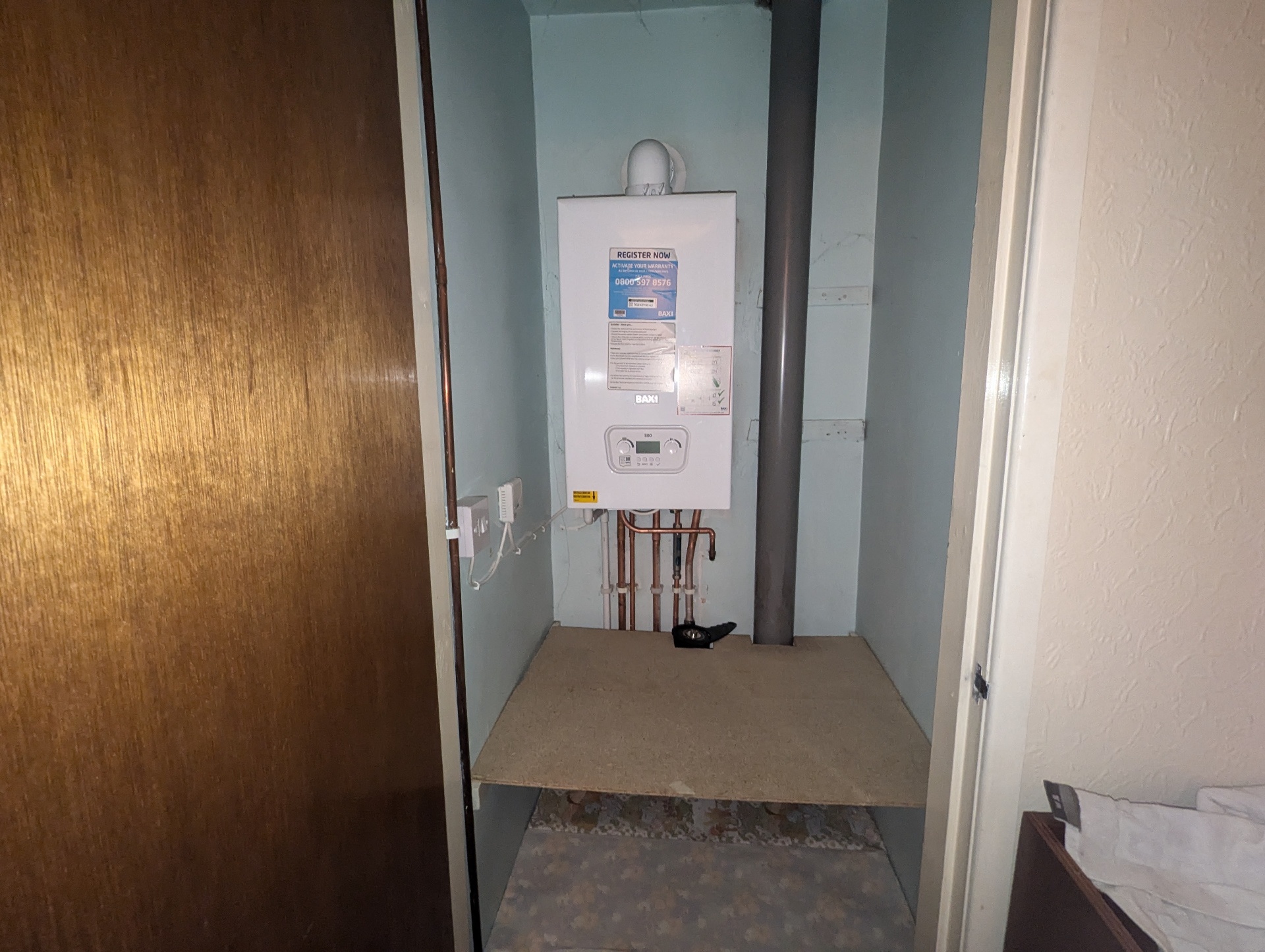 Baxi boiler installation in Nuneaton home