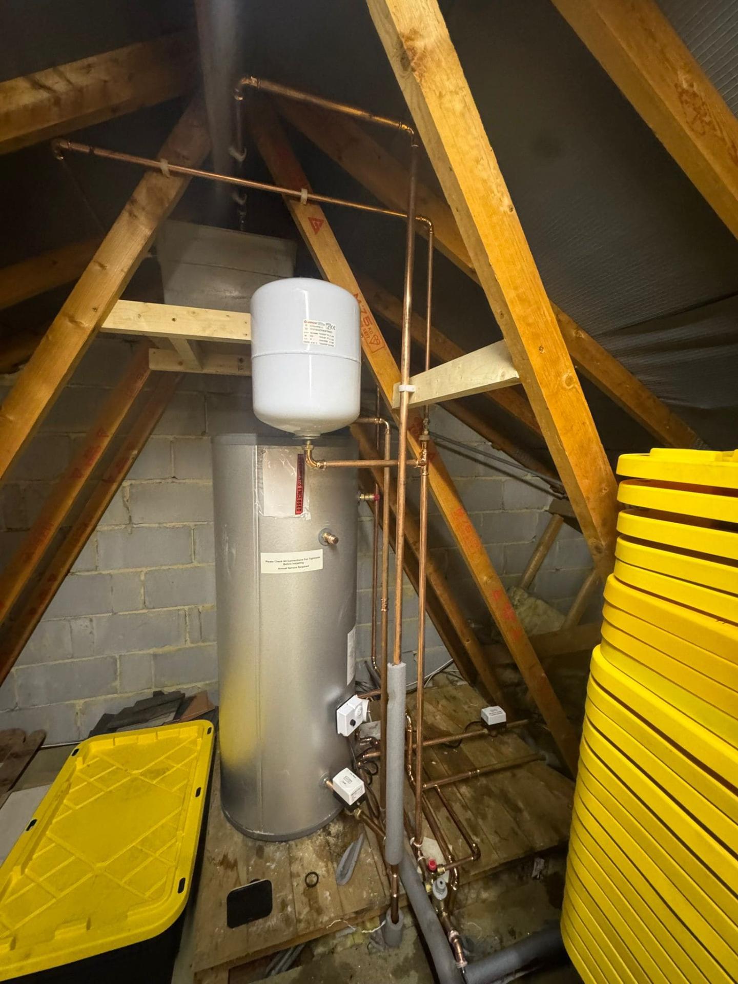 General plumbing work including cylinder installation in Nuneaton