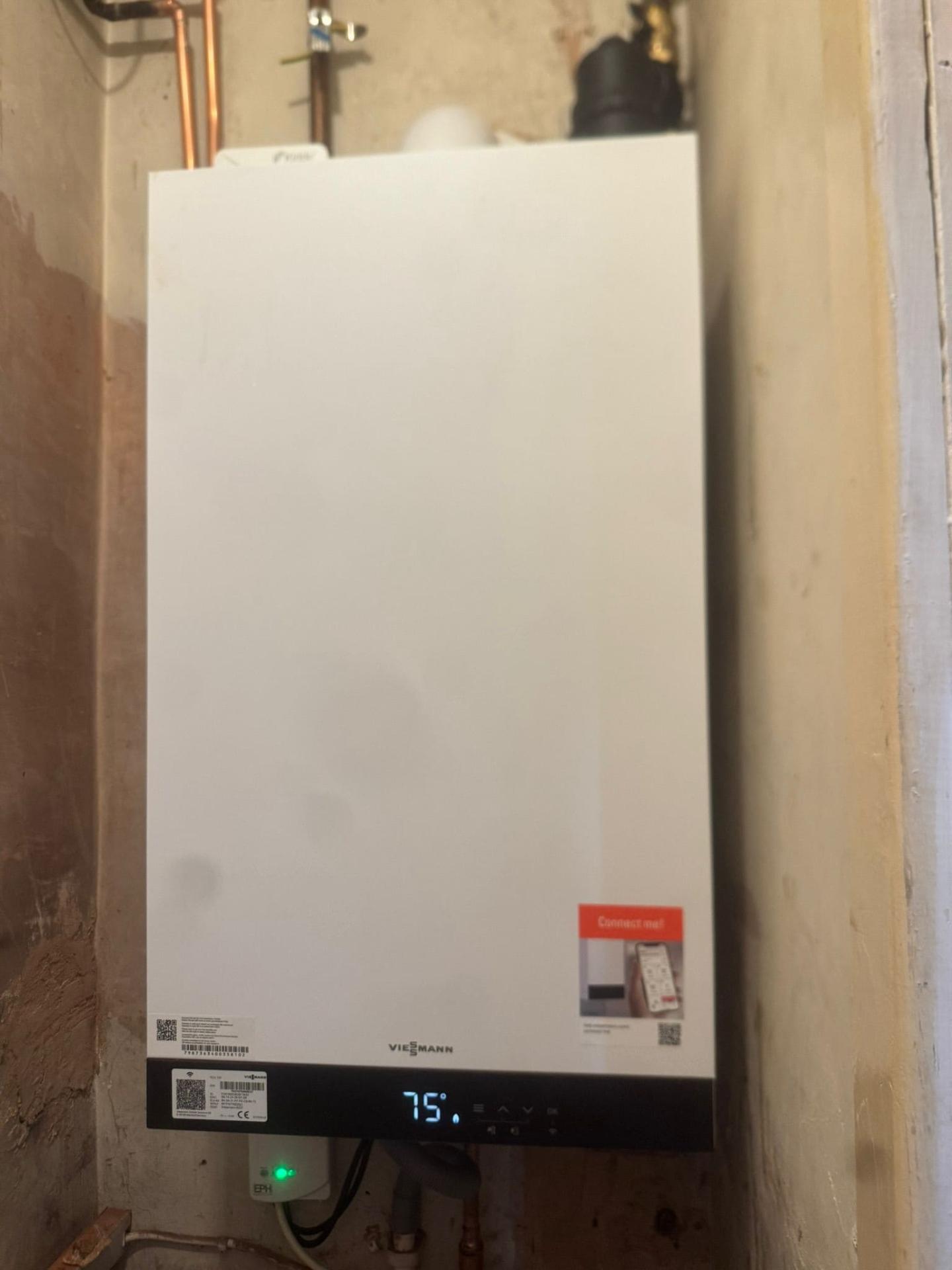 Viessmann Vitodens boiler installation